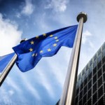 EU flags
