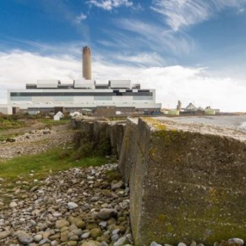 The Aberthaw Power Station in south Wales